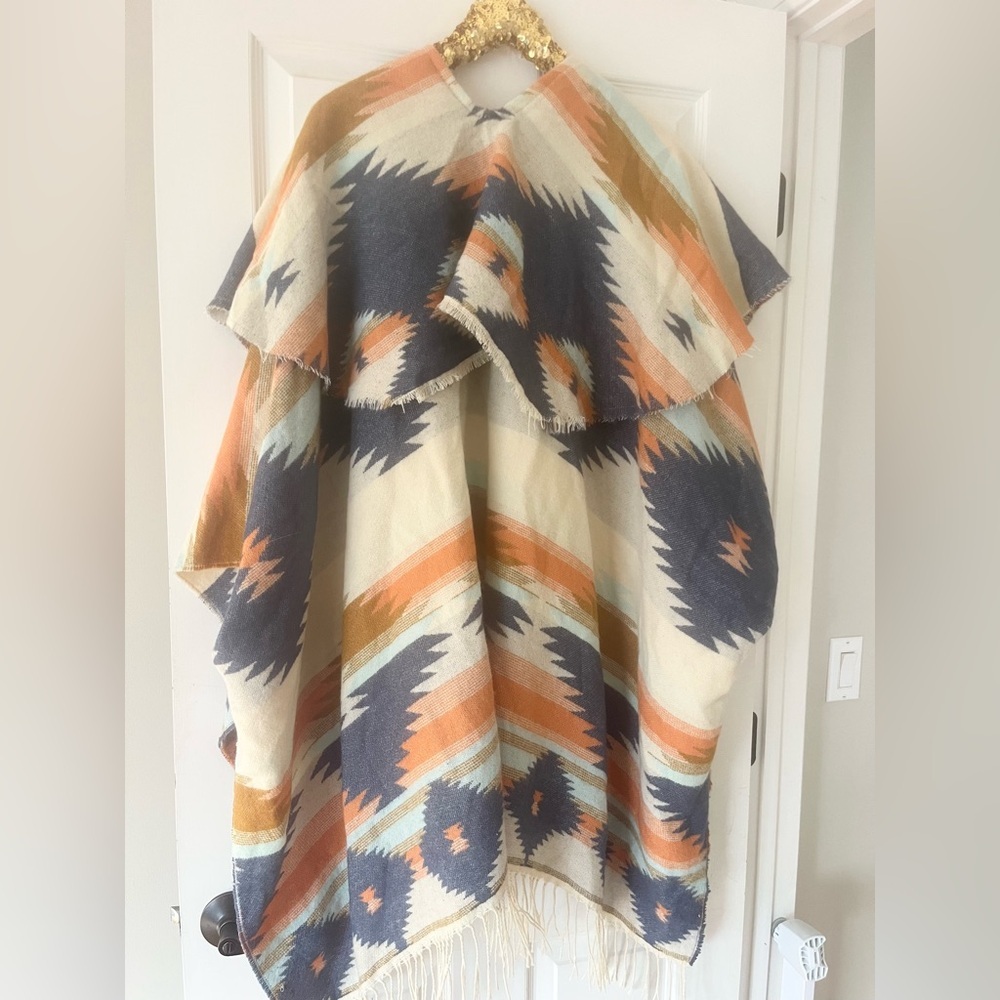 Free People Crossroads Oversized Poncho - Picture 5 of 7
